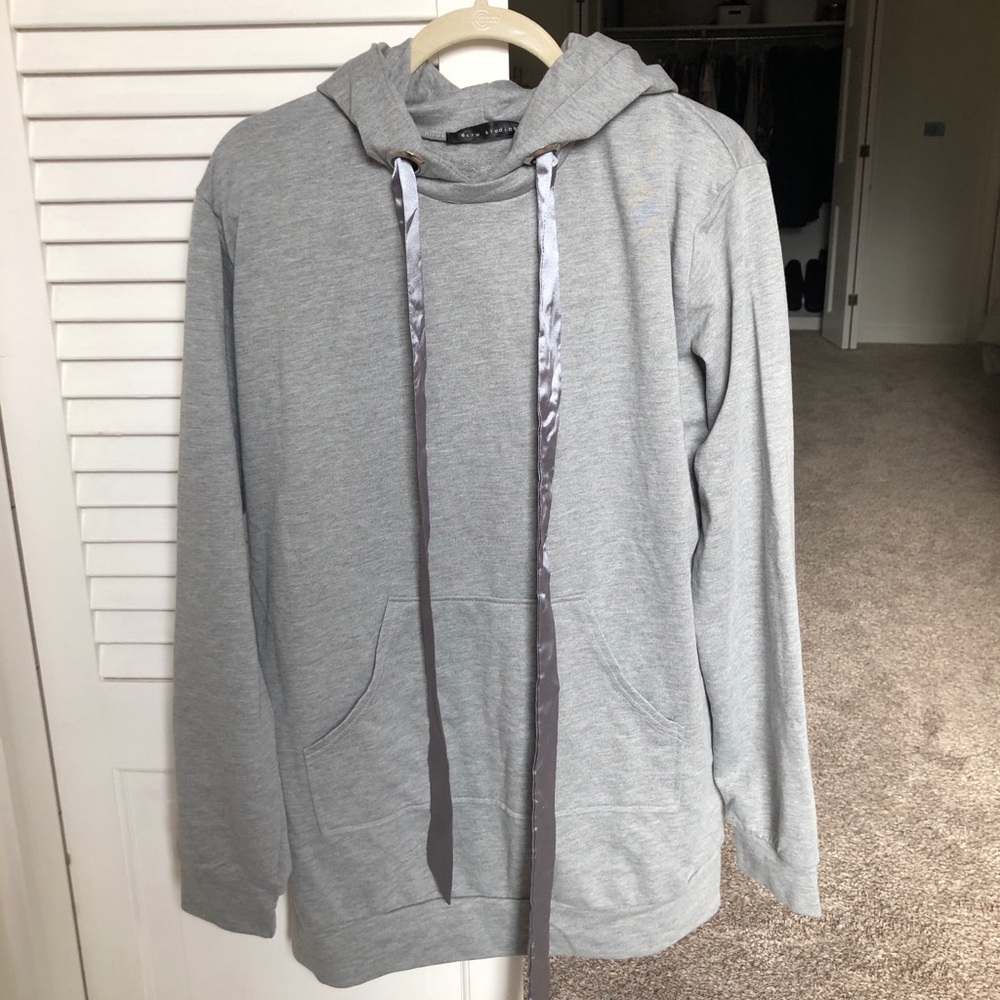Grey Over-Sized Hoodie